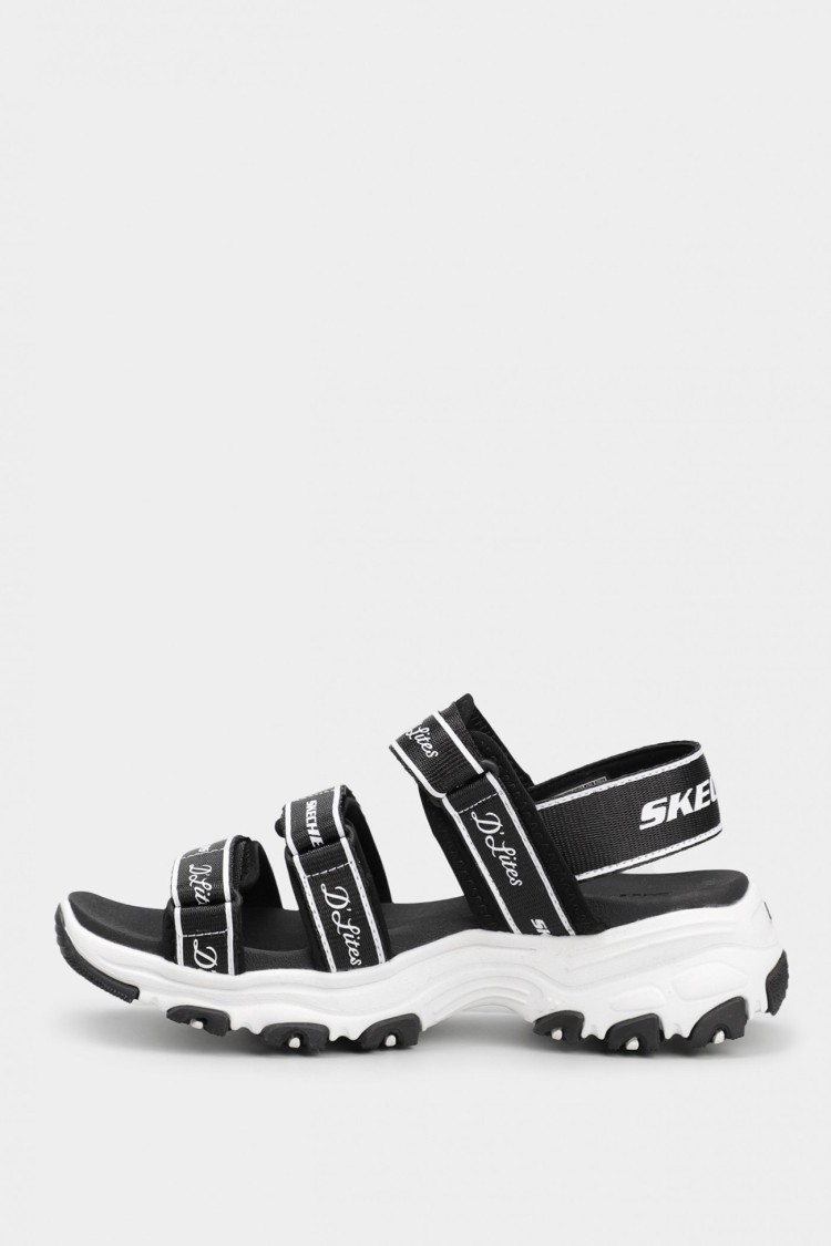 Сандали детские Skechers D'Lites черные 664167L BLK изображение 3