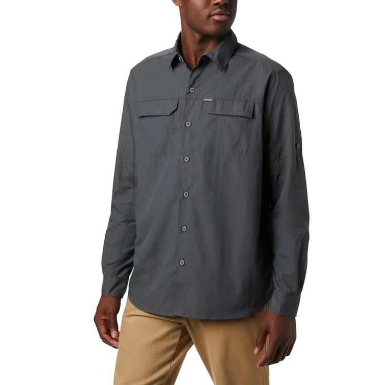 Рубашка мужская Columbia Silver Ridge™2.0 Long Sleeve Shirt темно-серая 1839311-028 изображение 1