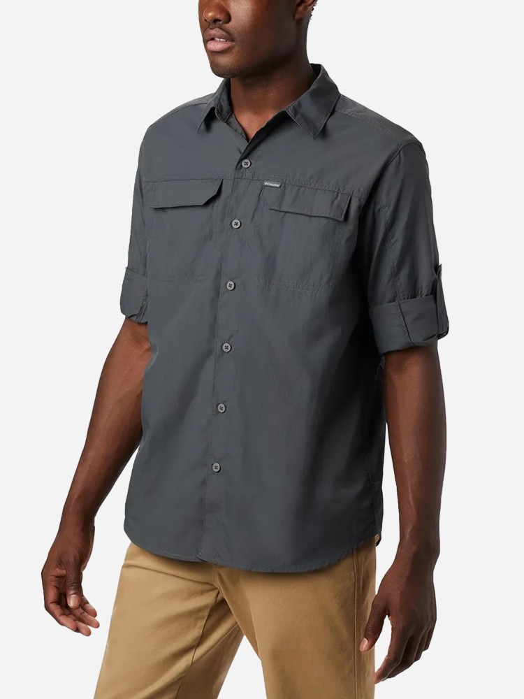 Рубашка мужская Columbia Silver Ridge™2.0 Long Sleeve Shirt темно-серая 1839311-028 изображение 6