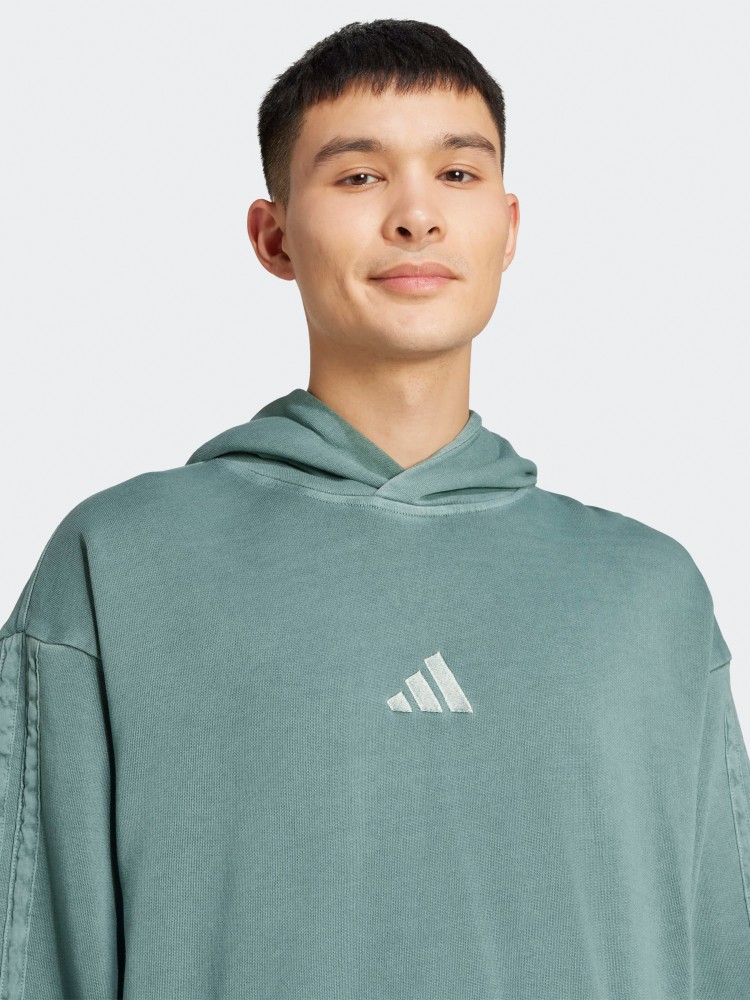 Толстовка мужская Adidas M A SZN W FT HD зеленая JN0614 изображение 5