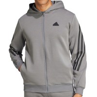 Толстовка мужская Adidas M FI 3S FZ графитовая IW8529 изображение 1