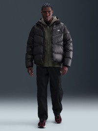 Куртка мужская Nike M NK WINDRUNNER STMNT DWN JKT черная HQ7790-011 изображение 8