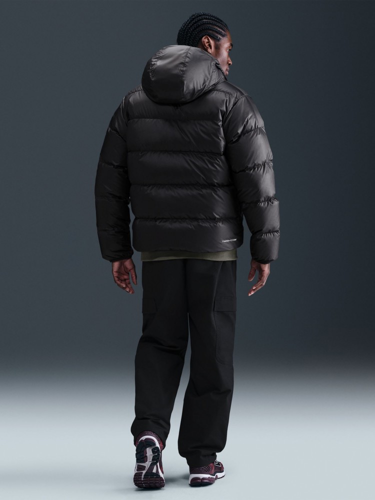 Куртка мужская Nike M NK WINDRUNNER STMNT DWN JKT черная HQ7790-011 изображение 9