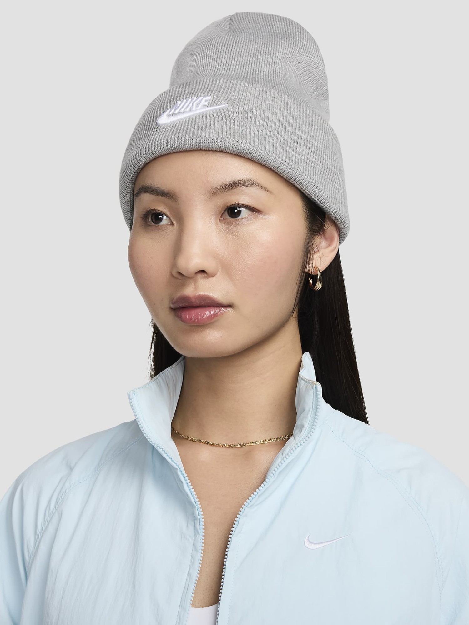 Шапка  Nike U NK PEAK BEANIE TC FUT F24 L серая HF0186-063 изображение 2