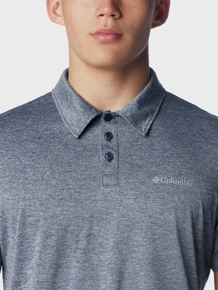 Рубашка-поло мужская Columbia Columbia Hike™ Polo темно-синяя 1990401-465 изображение 5