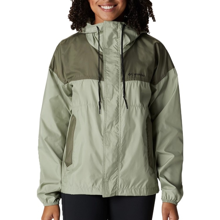 Ветровка женская Columbia FLASH CHALLENGER™ WINDBREAKER зеленая 1989521-348 изображение 1