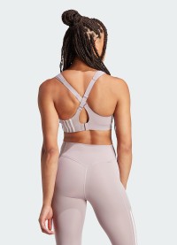 Бра женский Adidas TLRDIM HS BRA фиолетовый IT6678 изображение 3
