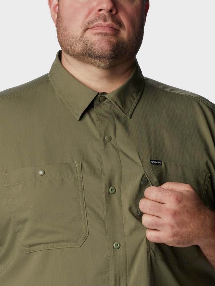 Рубашка мужская Columbia Silver Ridge™ Utility Lite Short Sleeve хаки 2030722-397 изображение 2