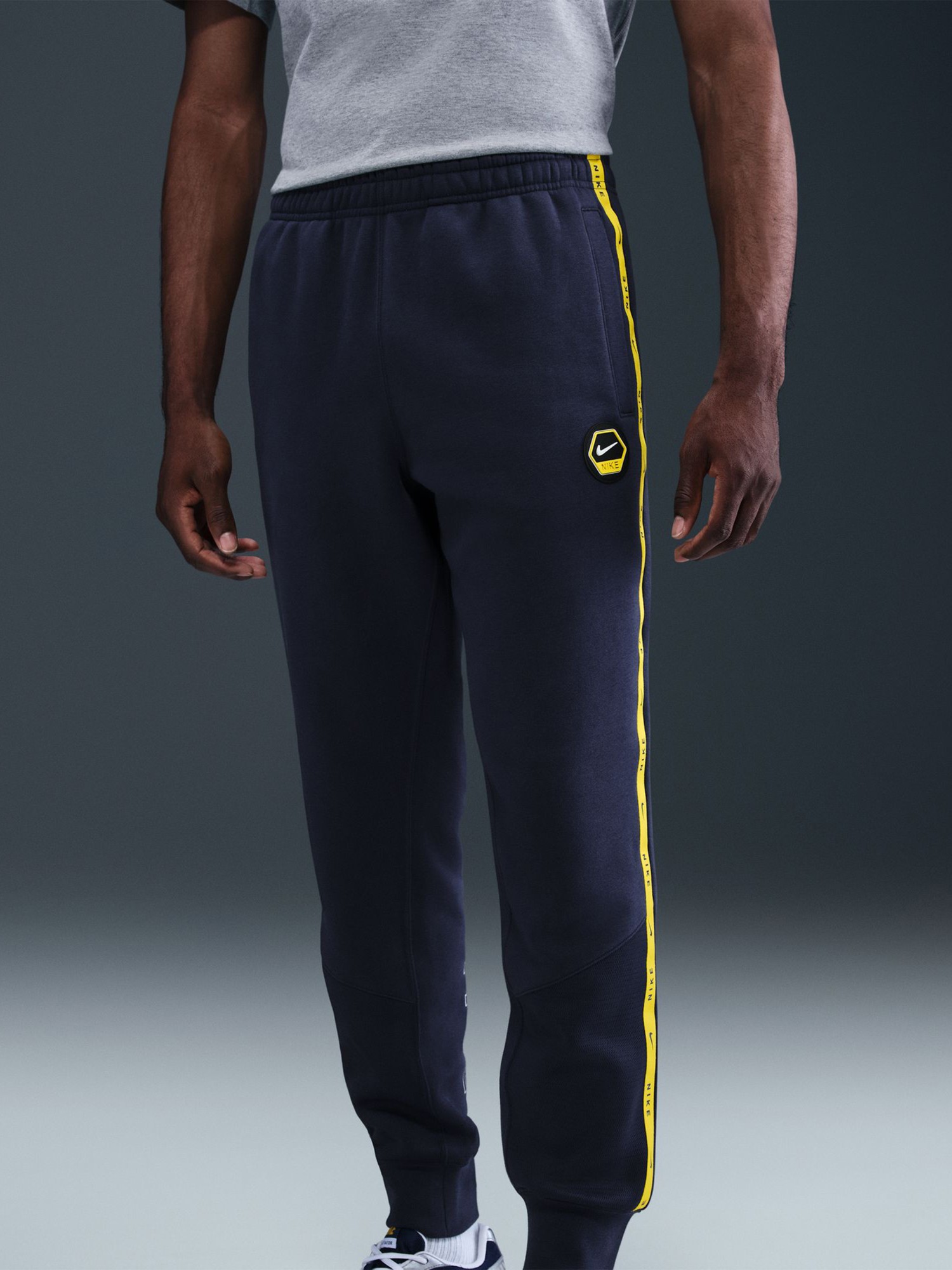 Брюки мужские Nike M NSW CS JOGGER FLC BB темно-синие IH4287-410 изображение 4