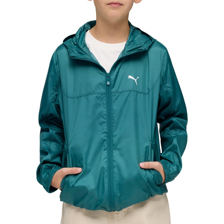 Ветровка детская Puma Ess Regular Windbreaker зеленая 68516541 изображение 1