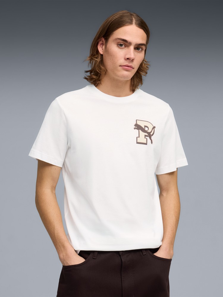 Футболка мужская Puma GRAPHIC Varsity Tee белая 69177602 изображение 2