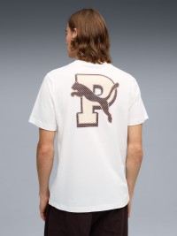 Футболка мужская Puma GRAPHIC Varsity Tee белая 69177602 изображение 3