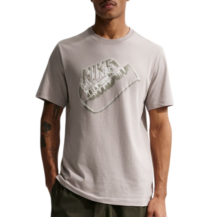 Футболка мужская Nike U NSW TEE STD BLUR FUTURA серая IH1131-009 изображение 1