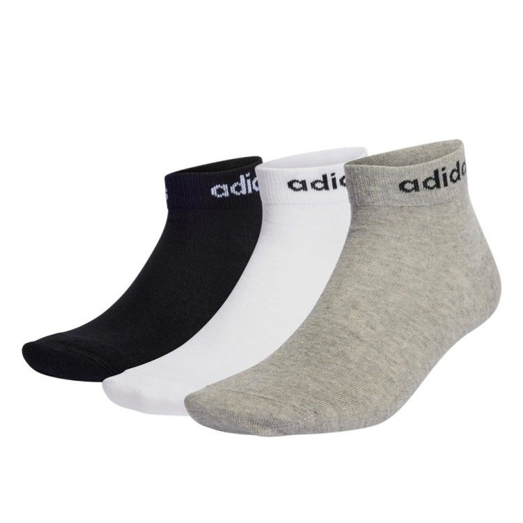 Носки Adidas T LIN ANKLE 3P мультицвет IC1306 изображение 1