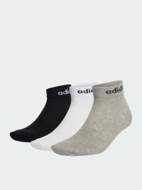 Носки Adidas T LIN ANKLE 3P мультицвет IC1306 изображение 2