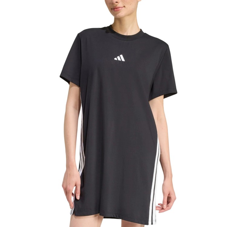 Платье женское Adidas W 3S T DRE черное KC4818 изображение 1