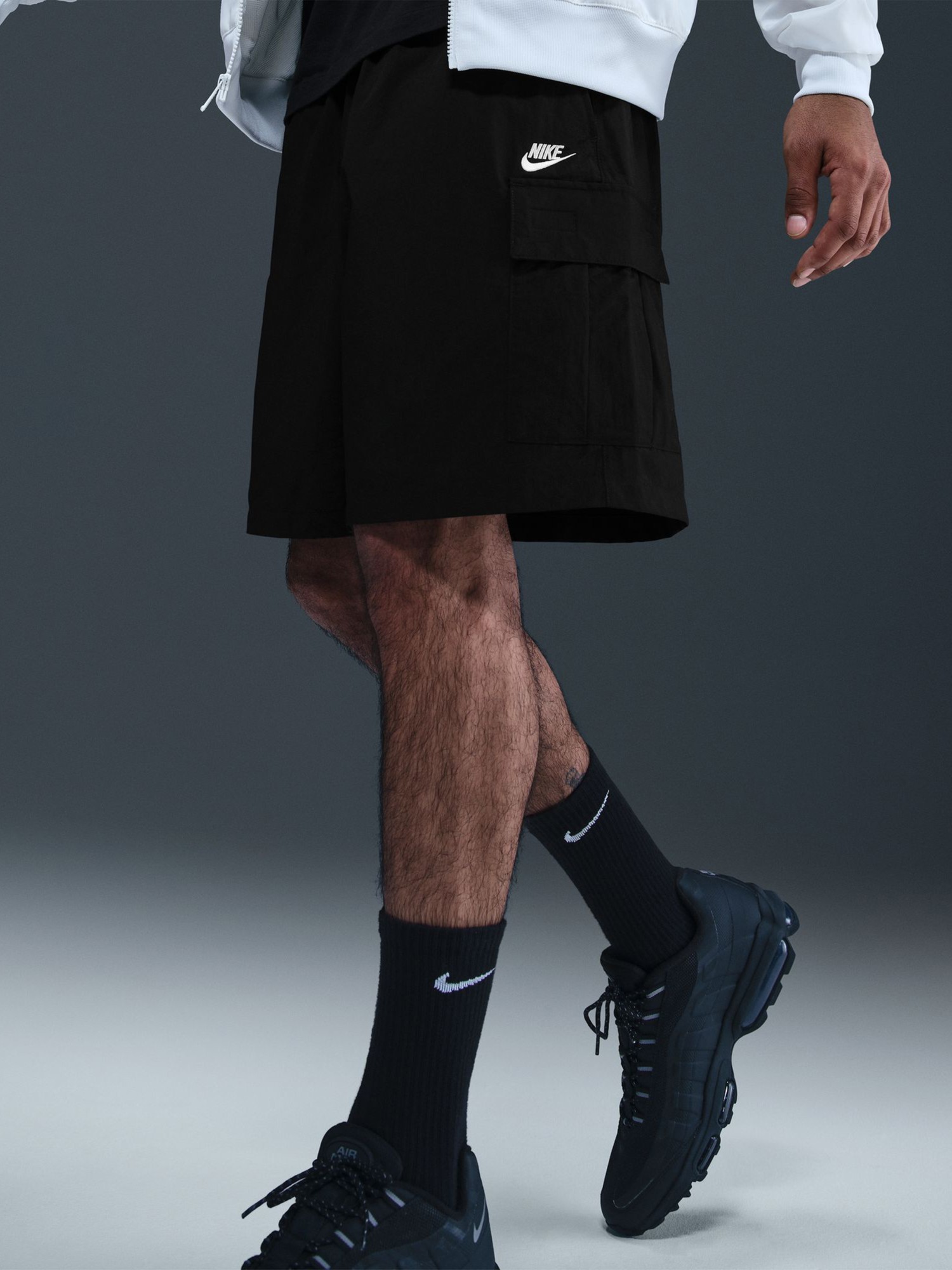 Шорты мужские Nike M NK CLUB UTILITY SHORT черные IH5047-010 изображение 4