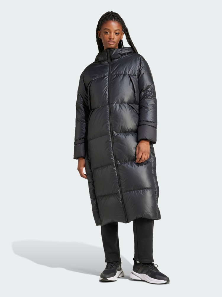 Куртка женская Adidas W BIG BAFFLE C черная IV9770 изображение 2