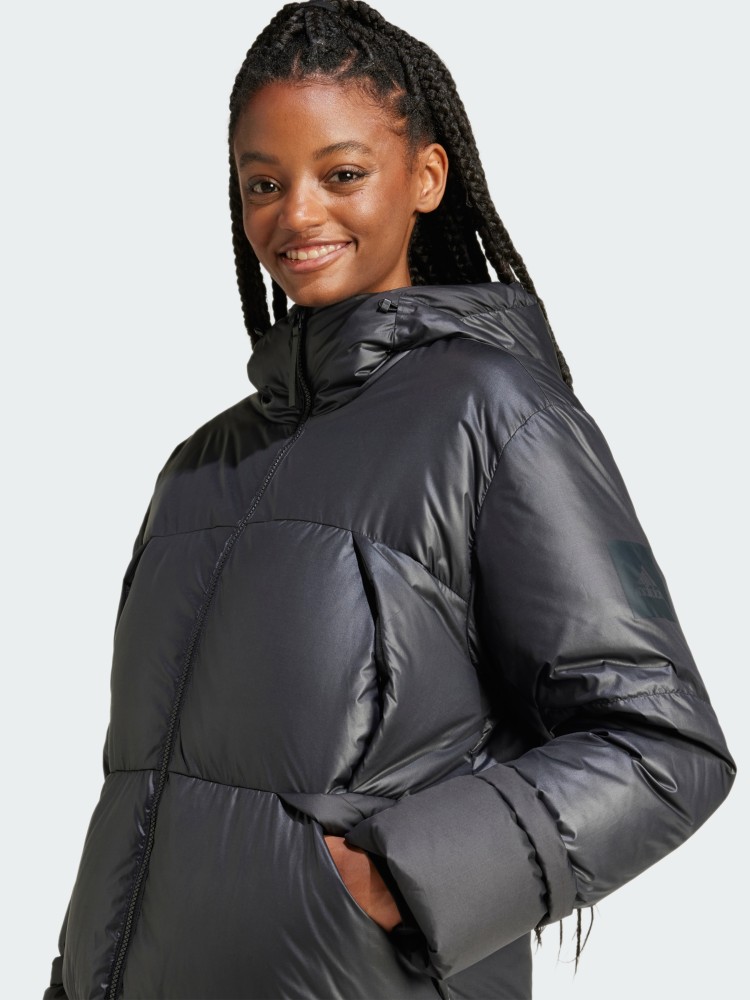 Куртка женская Adidas W BIG BAFFLE C черная IV9770 изображение 5