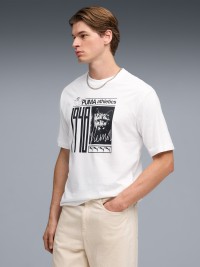 Футболка мужская Puma GRAPHIC Photoprint Tee белая 69178502 изображение 2
