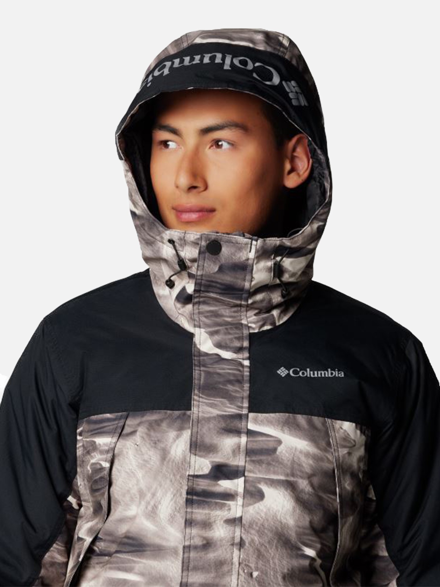 Куртка мужская Columbia Shotski™ Printed Jacket бежевая 2105061-278 изображение 7