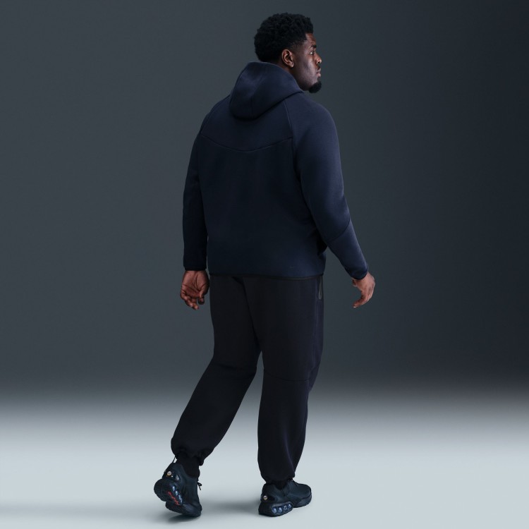 Толстовка мужская Nike M NK TCH FLC FZ WR HOODIE темно-синяя HV0949-451 изображение 7