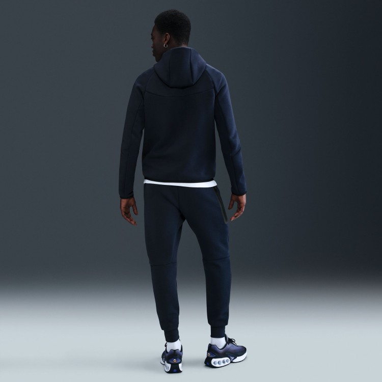 Толстовка мужская Nike M NK TCH FLC FZ WR HOODIE темно-синяя HV0949-451 изображение 8