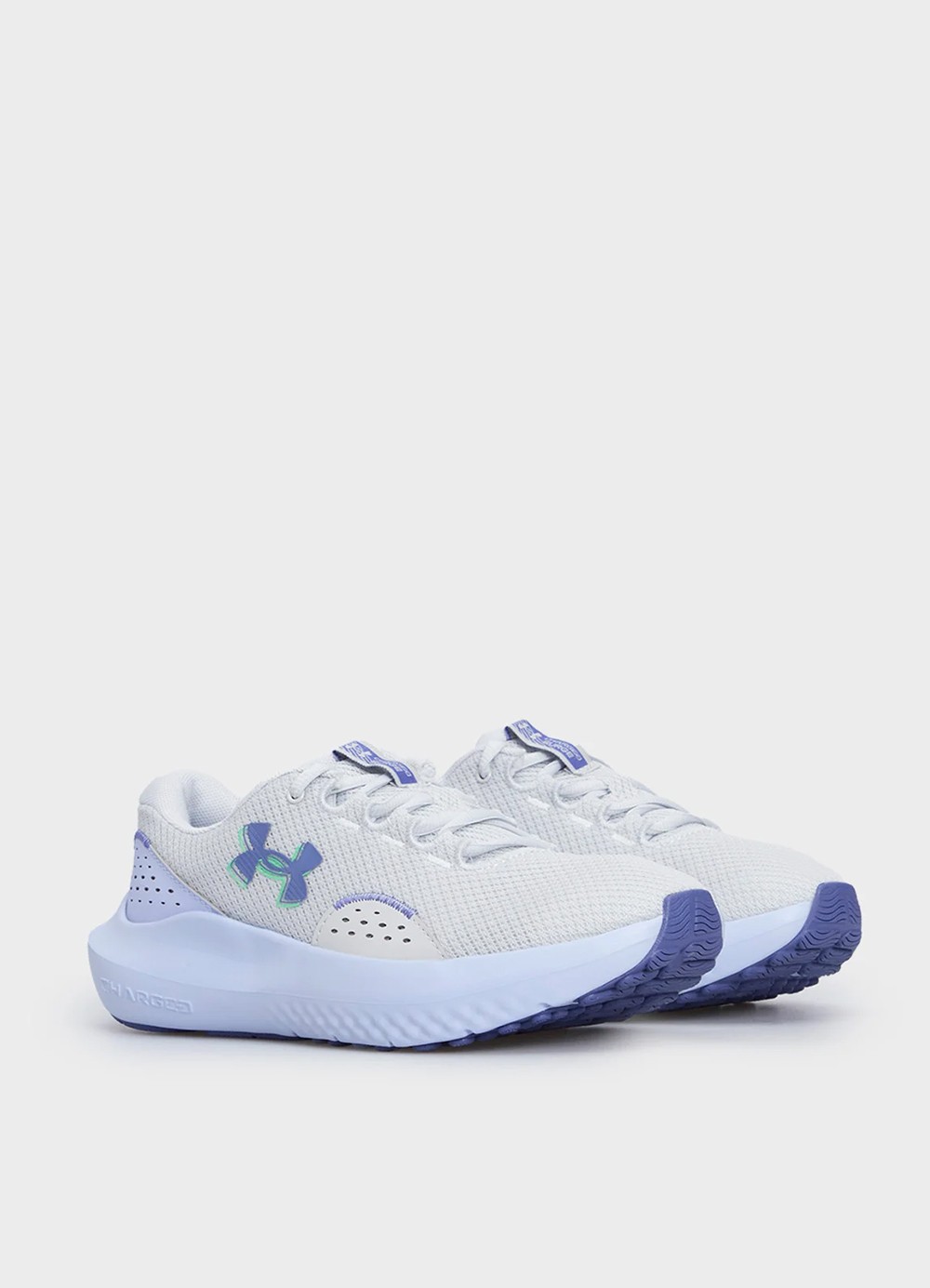 Кроссовки женские Under Armour UA W Charged Surge 4 серые 3027007-101 изображение 4