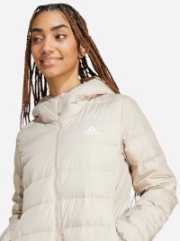 Куртка женская Adidas W ESS L D HO J бежевая IX8930 изображение 5