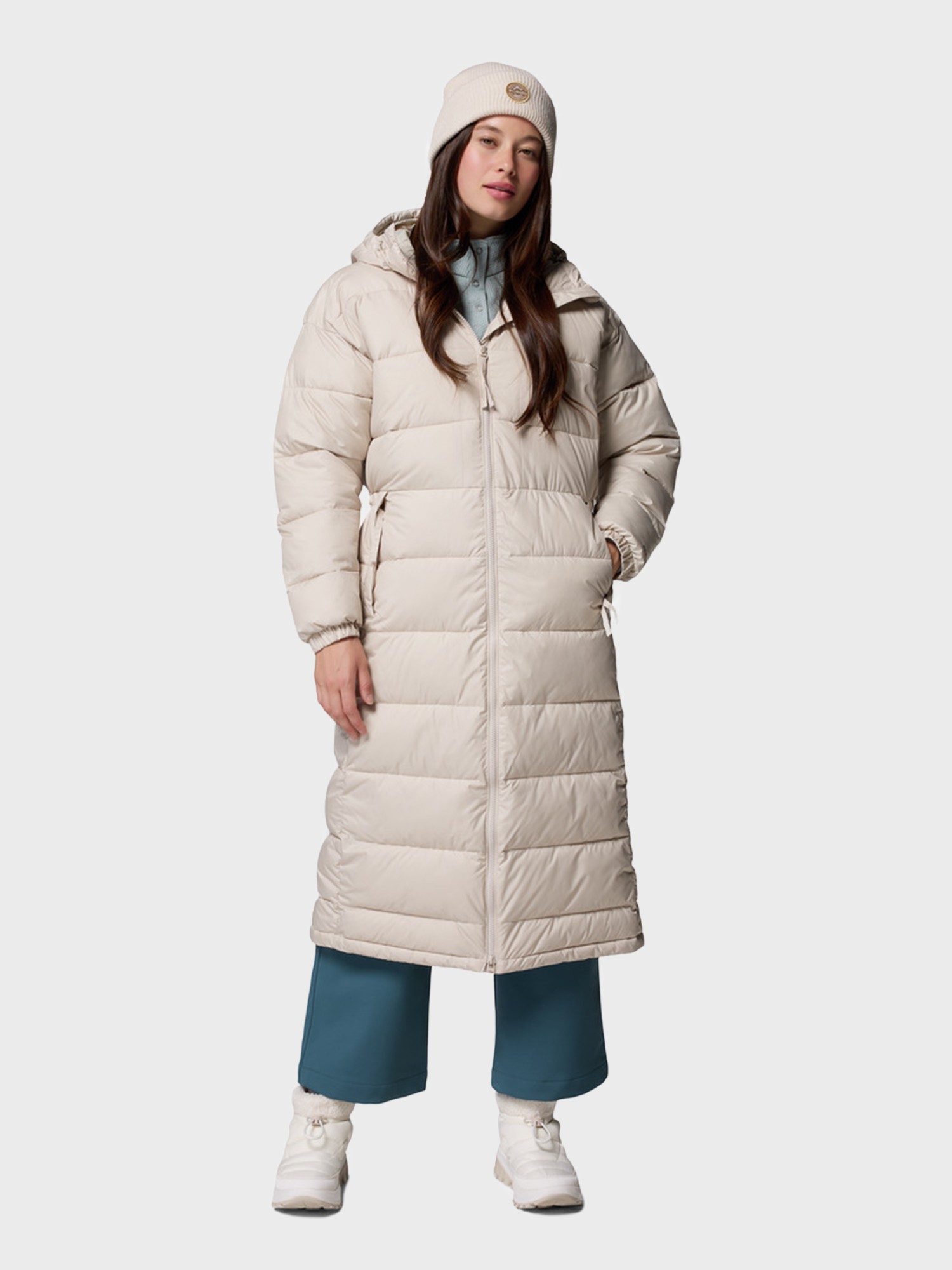Куртка женская Columbia Pike Lake™ III Long Jacket бежевая 2133541-278 изображение 3