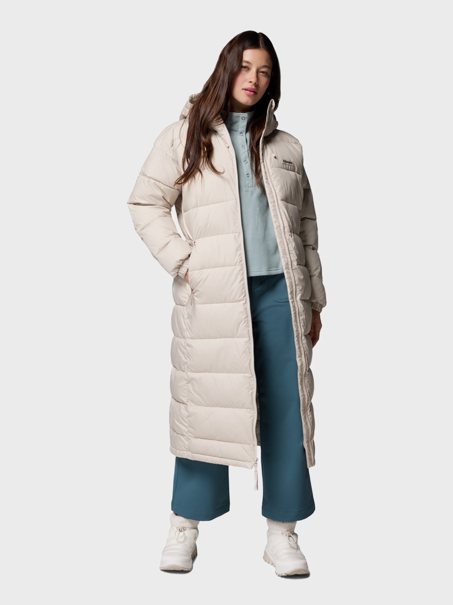 Куртка женская Columbia Pike Lake™ III Long Jacket бежевая 2133541-278 изображение 6