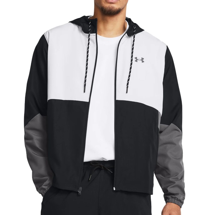 Ветровка мужская Under Armour UA Legacy Windbreaker черная 1382875-001 изображение 1