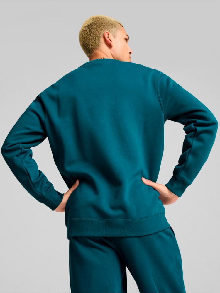 Толстовка мужская Puma PUMA SQUAD Crew FL зеленая 68179422 изображение 3