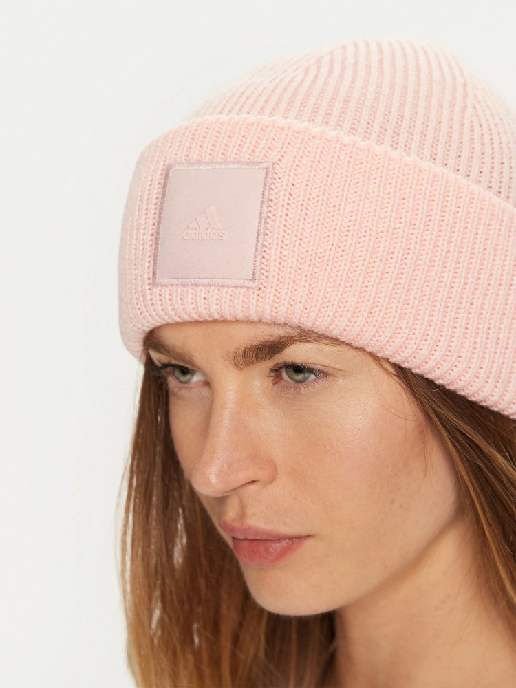 Шапка  Adidas WID CUFF BEANIE розовая IY5254 изображение 6