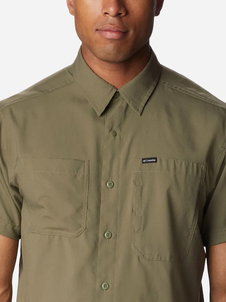 Рубашка мужская Columbia Silver Ridge™ Utility Lite Short Sleeve хаки 2030721-397 изображение 5