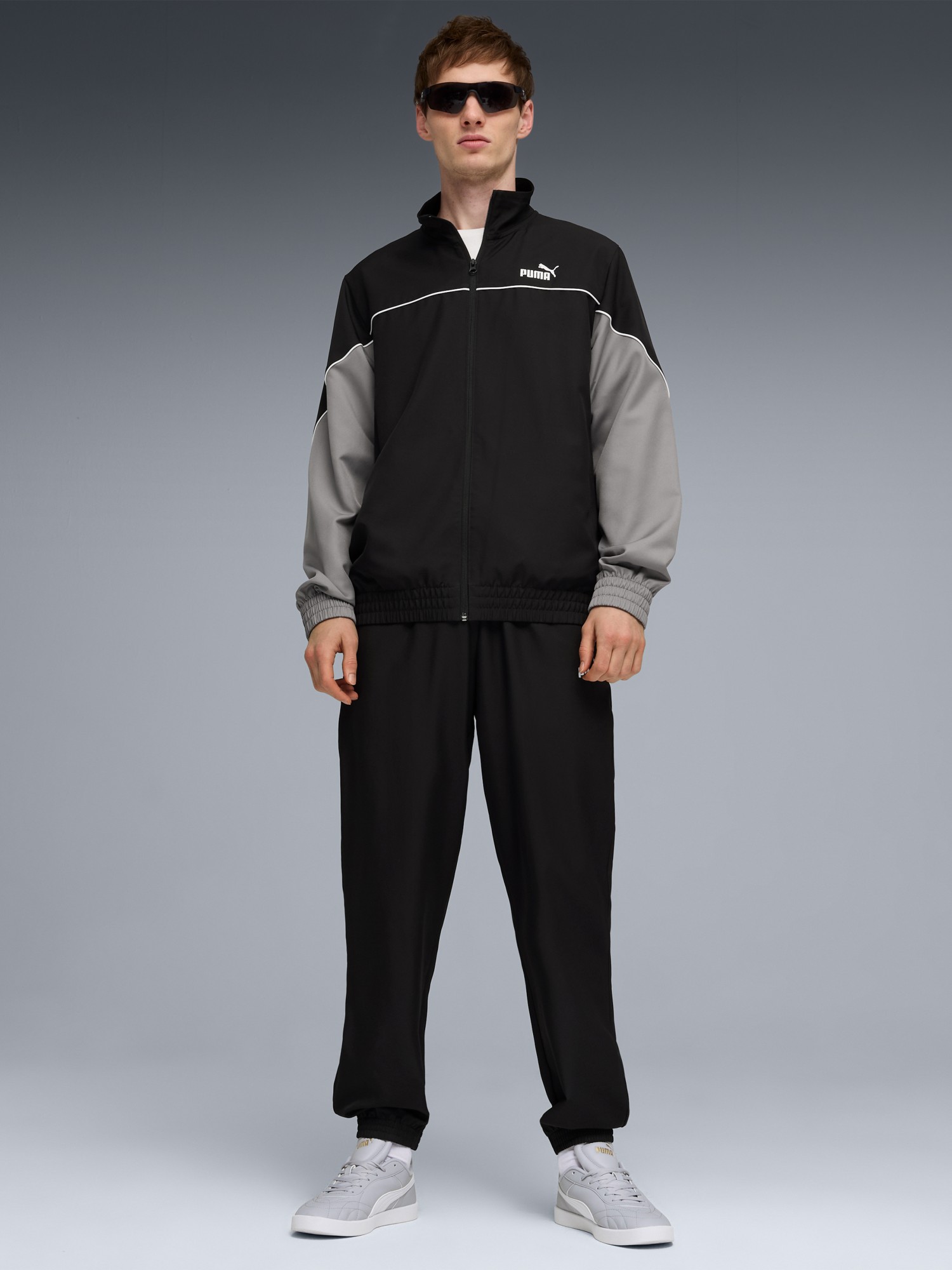 Костюм мужской Puma Woven Colorblock Suit черный 69177201 изображение 2