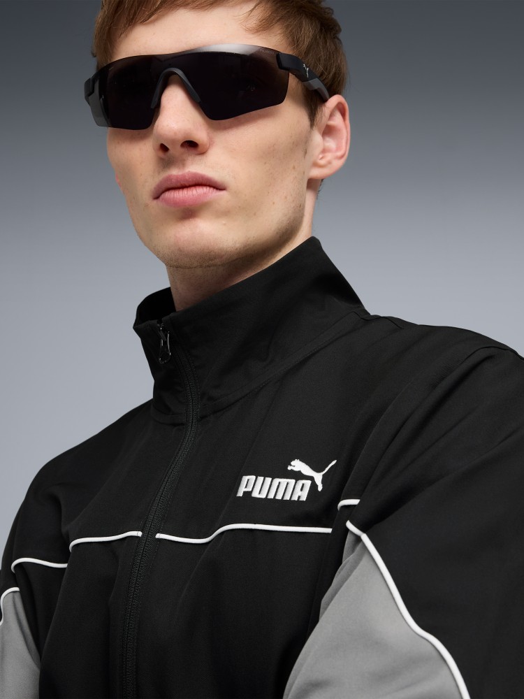Костюм мужской Puma Woven Colorblock Suit черный 69177201 изображение 4
