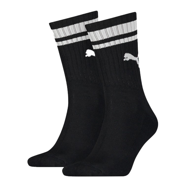 Носки  Puma PUMA CREW HERITAGE STRIPE 2P UNISEX черные 90794401 изображение 1