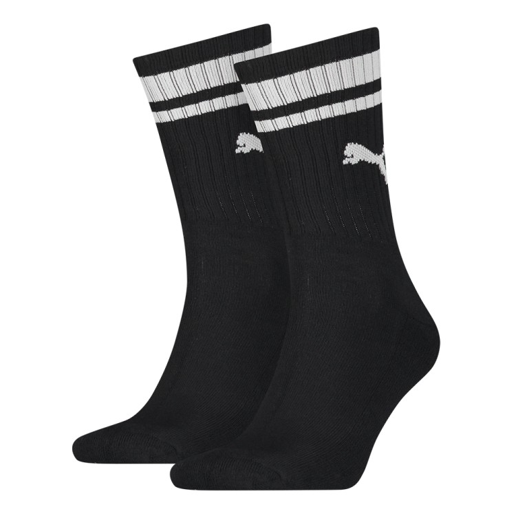 Носки  Puma PUMA CREW HERITAGE STRIPE 2P UNISEX черные 90794401 изображение 3