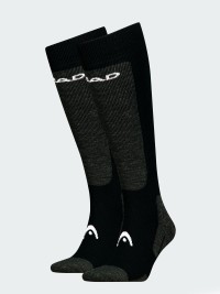 Носки HEAD ELEMENTS SKI KNEEHIGH 2P черные 701229014001 изображение 2