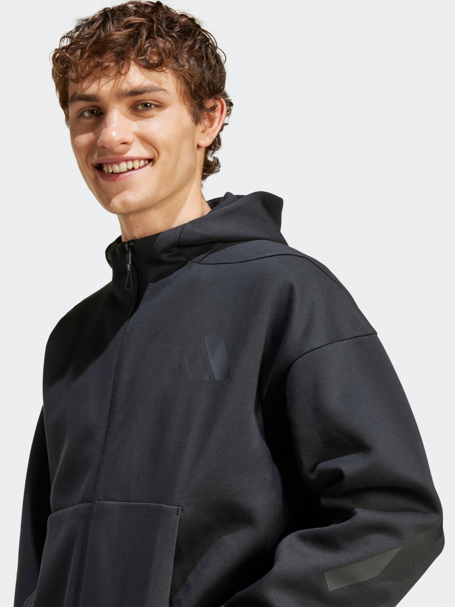 Толстовка мужская Adidas M Z.N.E. FZ черная JE7538 изображение 8