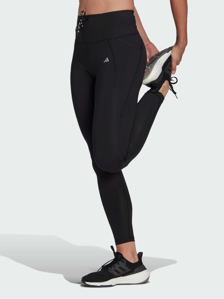 Леггинсы женские Adidas Run Ess 1/1 TGT черные HS5464 изображение 2