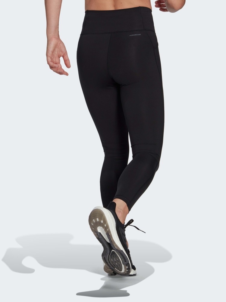 Леггинсы женские Adidas Run Ess 1/1 TGT черные HS5464 изображение 3
