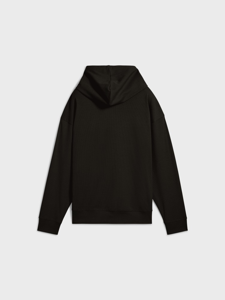 Толстовка женская Puma ESS ELEVATED Comfort Hoodie черная 68502301 изображение 8
