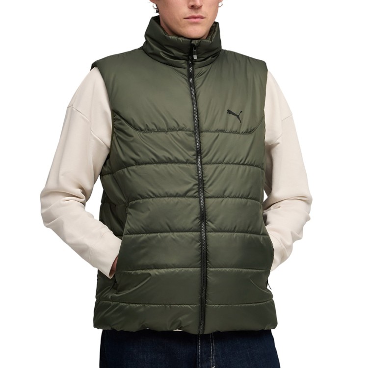 Жилет мужской Puma ESS Padded Vest хаки 68520970 изображение 1
