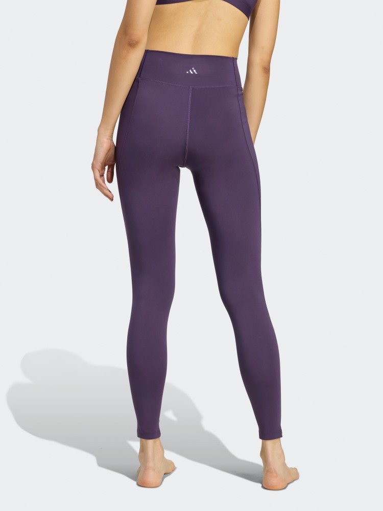 Леггинсы женские Adidas All Me Ess 1/1 фиолетовые JW7659 изображение 3