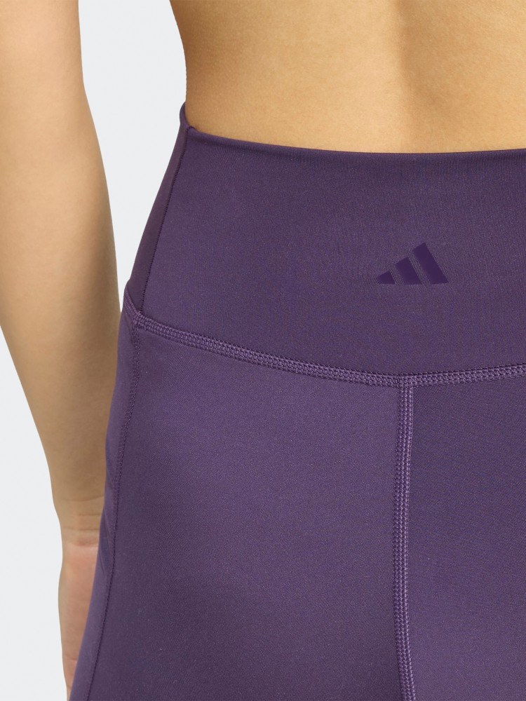 Леггинсы женские Adidas All Me Ess 1/1 фиолетовые JW7659 изображение 6