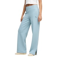 Брюки женские Puma ESS ELEVATED High-Waist Straight Leg Pant голубые 69181547 изображение 1
