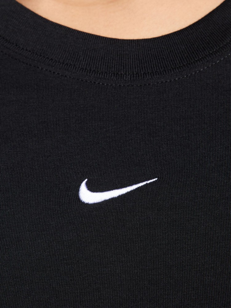 Футболка женская Nike W NSW NK CHLL KNT MD CRP черная FV5508-010 изображение 6