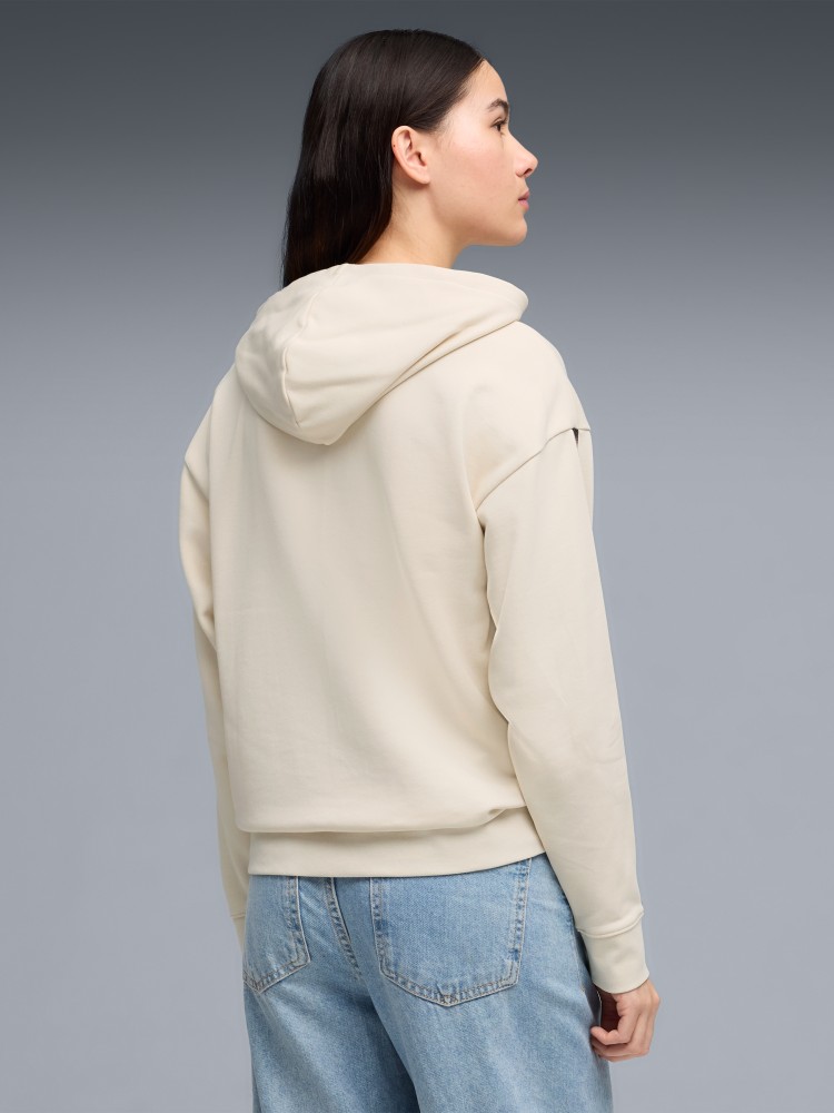 Толстовка женская Puma ESS GRAPHIC Animal Comfort Hoodie TR молочная 69182287  изображение 3